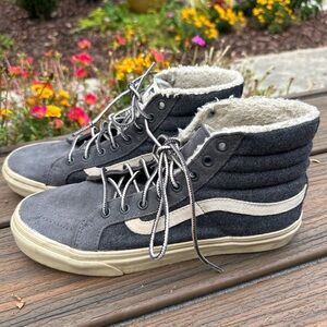 Vans SK8-Hi sherpa lined suede sneaker